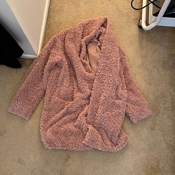 Aritzia Pink Peacoat XS new - Picture 1 of 5